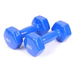 Гантелі вінілові 4 кг × 2 (пара), сині