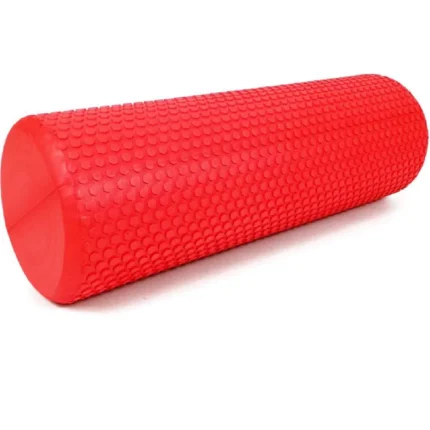 Масажний ролик Foam Roller EVA 45x15 см червоний-1