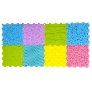 Ортопедичний масажний килимок-пазли 8 елементів